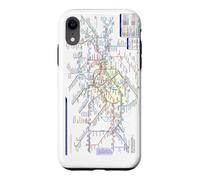 Carcasa para iPhone XR Londres Reino Unido Metro Train Railway - Souvenir Ruta Mapa Europa