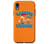 Carcasa para iPhone XR Looney Tunes Elmer and Bugs Wabbits Not Weapons