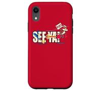 Carcasa para iPhone XR Looney Tunes Wile E. Coyote and Roadrunner See Ya