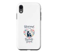 Carcasa para iPhone XR Los Animales Rescatados Son Mis Favoritos Amante Perros
