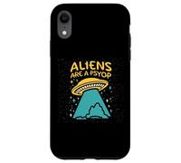 Carcasa para iPhone XR Los Extraterrestres Son un Psyop Divertido OVNI Desinformación Engaño Alien Meme
