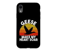 Carcasa para iPhone XR Los Gansos Hacen Que mi corazón se Eleve Ganso