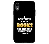 Carcasa para iPhone XR Los Libros Son lo único Que me Gusta Fast Speed Reader Book
