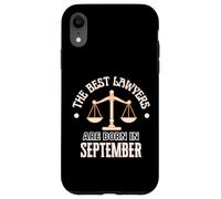 Carcasa para iPhone XR Los Mejores Abogados Nacen en septiembre Regalo de cumpleaños