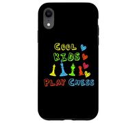 Carcasa para iPhone XR Los niños geniales juegan al ajedrez para jóvenes Jaque Mate Jugadores de ajedre