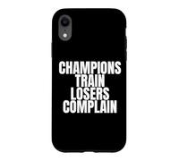 Carcasa para iPhone XR Los Perdedores del Tren de campeones se quejan