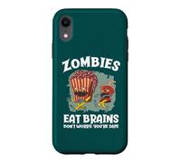 Carcasa para iPhone XR Los Zom omen Cerebros no se preocupan sarcástico Zombie Halloween