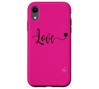 Carcasa para iPhone XR Love Black Text | Autentico marchio Italiano dolceSenso