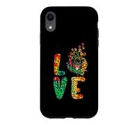 Carcasa para iPhone XR Love Rottweiler Dog Sunflower Tie Dye Funny Puppy Lover