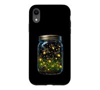 Carcasa para iPhone XR Luciérnagas En Tarro Lindo Relámpago Insectos Noche Brillante