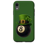Carcasa para iPhone XR Lucky Eight 8 Ball Shirt with Shamrock and Four Leaf Clover