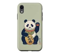 Carcasa para iPhone XR Lucky Maneki Neko Panda Ukiyo-e Arte Japonés Estética