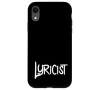Carcasa para iPhone XR Lyricist Hip Hop Rap Music Poetry Poem Writer Lyricism MC