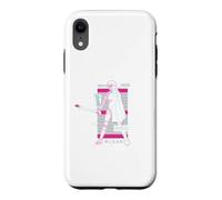 Carcasa para iPhone XR M3GAN Neon Combat Mode Schematic Design