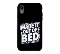 Carcasa para iPhone XR Made It out of Bed Logro Éxito de la mañana ||-