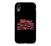 Carcasa para iPhone XR Madre Mama Moeder Mãe En Idiomas Extranjeros Día de la Madre Mamá