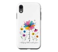 Carcasa para iPhone XR Maestro ayudando a pequeñas Mentes a Crecer diseño Floral
