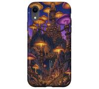 Carcasa para iPhone XR Magical Mushroom Village Fantasía Fairycore World