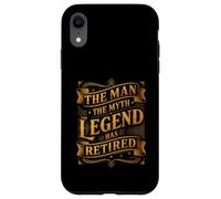 Carcasa para iPhone XR Man The Myth Legend ha Jubilado Veterano de jubilación