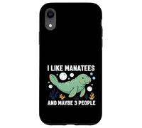 Carcasa para iPhone XR Manatí Me Gustan los manatíes y quizás Papas flotantes para 3 Personas