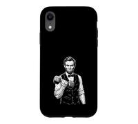 Carcasa para iPhone XR Mancuernas de Levantamiento de Abraham Lincoln Historia Divertida