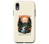 Carcasa para iPhone XR Manitou Springs, Colorado, EE. UU., diseño panorámico Retro de montañas