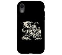 Carcasa para iPhone XR Manticore Dark Fantasy Monster Criatura mítica Medieval