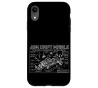 Carcasa para iPhone XR Manual de Montaje técnico de misiles de Deriva JDM Gráfico