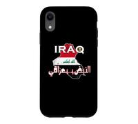 Carcasa para iPhone XR Mapa de Bandera de Irak Vintage para Amantes iraquíes 2026 Hombres, Mujeres y niños
