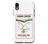 Carcasa para iPhone XR Mapa Vintage de Bright Angel Trail, Gran Cañón, Borde Sur de Arizona