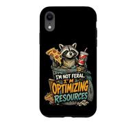 Carcasa para iPhone XR Mapache Caótico Humor Oscuro Basura Diseño Urbano