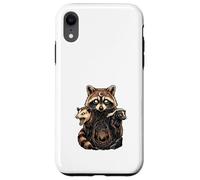 Carcasa para iPhone XR Mapache Zarigüeya Tejón Bosque Místico