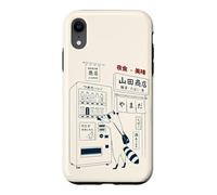 Carcasa para iPhone XR Máquina Expendedora Japonesa Mapache Shibuya Tokio