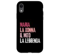 Carcasa para iPhone XR Maria La Donna Il Mito La Leggenda Festa di Compleanno