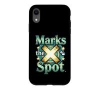 Carcasa para iPhone XR Marks The Spot Map Brújula Navegación Diseño de Aventura