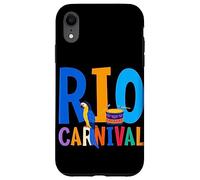 Carcasa para iPhone XR Máscara de Carnaval de Río Brasil Festival de Brasil Recuerdo brasileño