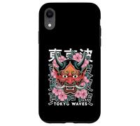 Carcasa para iPhone XR Máscara Japonesa de Diablo Hannya Demonio japonés Oni Máscara Yokai Oni