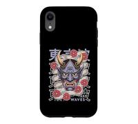 Carcasa para iPhone XR Máscara Japonesa de Diablo Hannya Demonio japonés Oni Máscara Yokai Oni