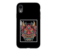 Carcasa para iPhone XR Máscara Japonesa de Diablo Hannya Demonio japonés Oni Máscara Yokai Oni