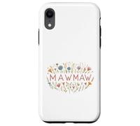 Carcasa para iPhone XR Mawmaw Floral Wildflower Garden Design para Abuelas