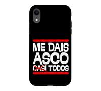 Carcasa para iPhone XR Me Dais Asco Casi Todos Frase Humor Divertido y Sarcástico