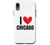 Carcasa para iPhone XR Me Encanta Chicago Illinois Deep Dish River Windy City 312 773