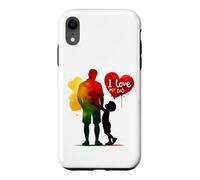 Carcasa para iPhone XR Me Encanta el cumpleaños de mi papá, papá, día del Padre, Papi, Papi, Papi, Papi
