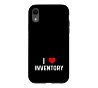 Carcasa para iPhone XR Me Encanta el inventario - Heart Retail Shop Store Ventas Almacén