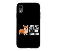 Carcasa para iPhone XR Me Gusta el Perro Corgi Funny Dog de mi niña Desde el Suelo