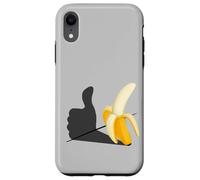 Carcasa para iPhone XR Me Gusta el plátano optimista Pop-Art