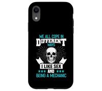 Carcasa para iPhone XR Me Gusta el Sexo y ser mecánico