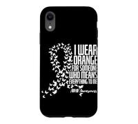 Carcasa para iPhone XR Me Pongo Naranja para Alguien Que Significa Todo para mí TDAH