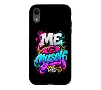 Carcasa para iPhone XR Me Vs Myself Graffiti Style Urban Streetwear Apparel Design