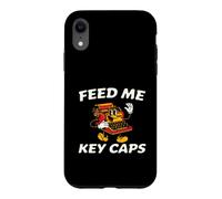 Carcasa para iPhone XR Mechanical Keyboard Feed Me Key Caps Retro Typist